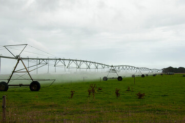 Automatic Linear Irrigation System for Agriculture
