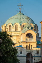 Fototapeta na wymiar St. Nicholas Cathedral in Yevpatoria on the Peninsula Crimea