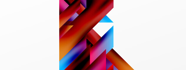 Modern trendy minimalist abstract background. Geometric pattern design, 3d and shadow effects. Vector Illustration