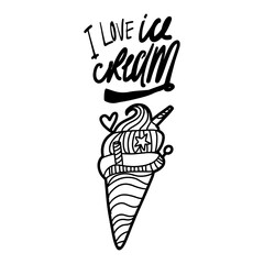 Ice cream hand lettering quote. Vector illustration
Adulting happens, ice cream helps
All you need is ice cream
Ice cream solves all