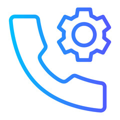 support services gradient icon