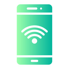 wifi signal gradient icon