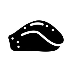 broiler Liver glyph icon vector. broiler Liver sign. isolated symbol illustration