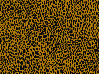 a metered pattern suitable for textiles consisting of wild animal skin