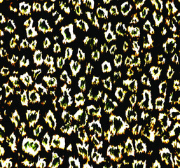 a metered pattern suitable for textiles consisting of wild animal skin