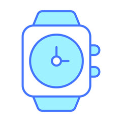 smart watch Finance Related Vector Line Icon. Editable Stroke Pixel Perfect.