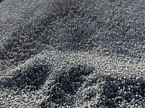 Pile Of Gravel In Lanscaping Supply Yard