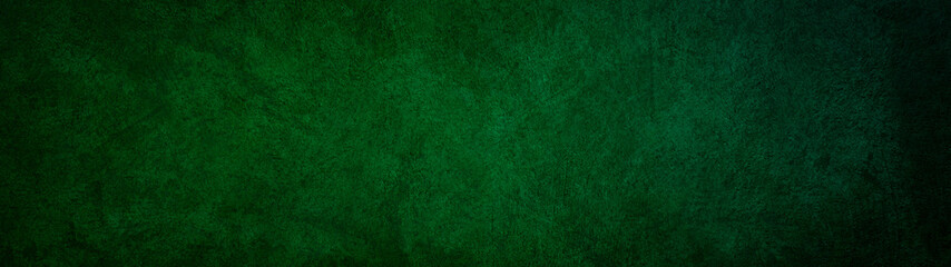 Empty Grunge Hardwall Cement Concrete Dark Green Texture Background