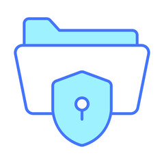 data security Finance Related Vector Line Icon. Editable Stroke Pixel Perfect.