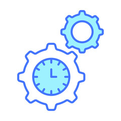 time management Finance Related Vector Line Icon. Editable Stroke Pixel Perfect.