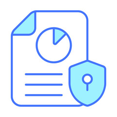 data protection Finance Related Vector Line Icon. Editable Stroke Pixel Perfect.
