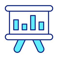 statists Finance Related Vector Line Icon. Editable Stroke Pixel Perfect.