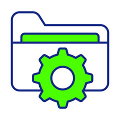 folder management Finance Related Vector Line Icon. Editable Stroke Pixel Perfect.
