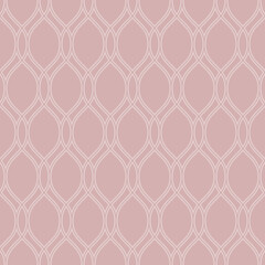Seamless vector ornament. Modern wavy background. Geometric modern purple and white wavy pattern