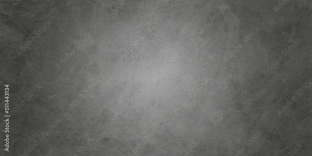 Wall mural Black stone concrete grunge texture and backdrop background anthracite panorama. Panorama dark grey black slate background or texture.