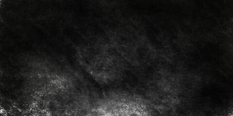 Dark black grunge textured concrete backdrop background. Panorama dark grey black slate background or texture. Vector black concrete texture. Stone wall background.