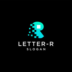 Letter-r logo icon design vector 