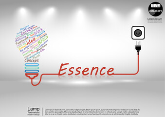 Illustration business.design modern  idea and concept think creativity. for brainstorm,Social network,success,plan,think,search,analyze,communicate, futuristic idea innovation technology.