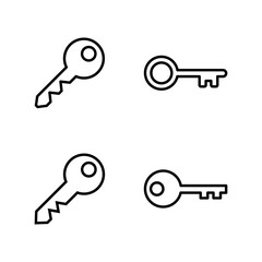 Key icon vector. Key sign and symbol.