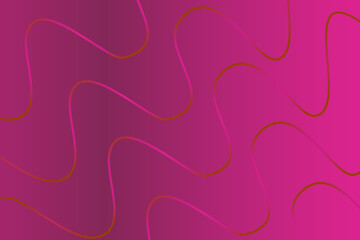 Pink wavy abstract vector background with lines