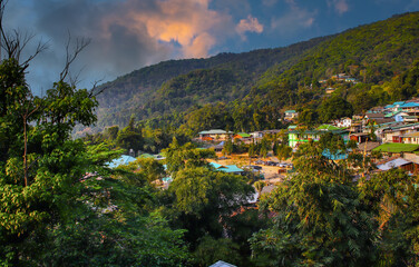 Doi Pui Hmong Village Chiangmai nestled deep in the mountains of Chiang Mai Thailand. these tribal Villagers live deep in the forest trees  farms and live in peace and harmony with nature.