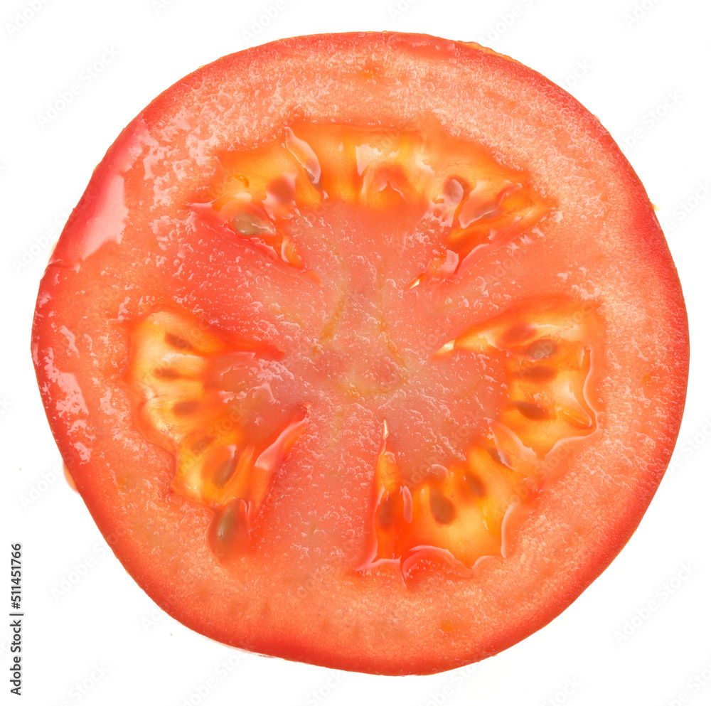 Wall mural tomato slice