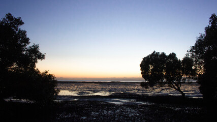 Fototapeta na wymiar Deception Bay Beach Sunrise