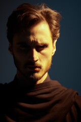 Fototapeta premium frowning serious man