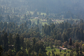 Bromo Mountain Village in Surabaya, Indonesia