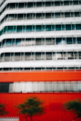 ICM - abstract blurred motion view of modern architecture