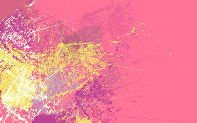 Obraz premium Abstract grunge texture wall paint pink color background