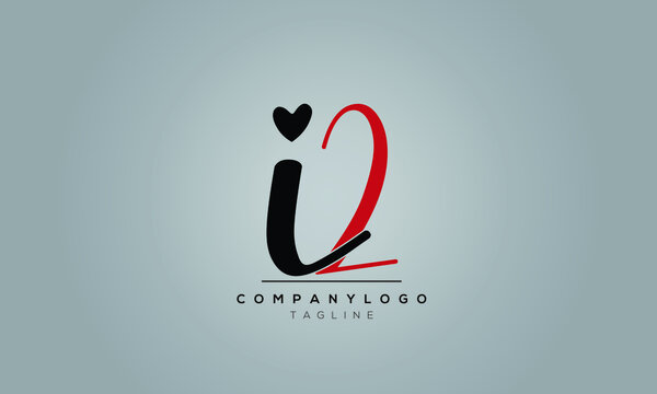  Alphabet letters Initials logo I 2