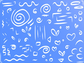 some kind of pattern icons for making a unique design.
hand drawn vector objects.
for an inspiration and a creative idea.