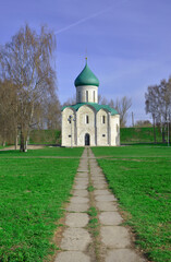 Fototapeta na wymiar The Transfiguration Cathedral in Pereslavl-Zalessky