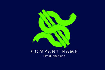 Money up logo. suitable for your financial service company startup