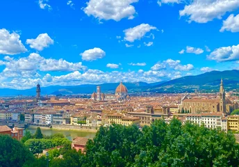Foto op Canvas view of Florence from Piazzale Michelangelo © Elena Skalovskaia