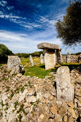 Santuario talayótico de Talatí de dalt, recinto de Taula. Migjorn.Menorca.Baleares.España. © Tolo