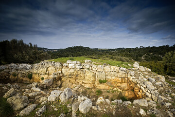 Navetiforme,poblado talayótico de Son Mercer de Baix(s.XII a.c.). Menorca. Baleares.España. © Tolo