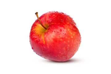 red apple isolated on white