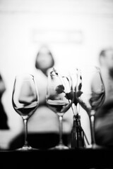 person with a glass
