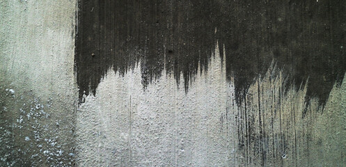 Abstract black and white concrete rough texture