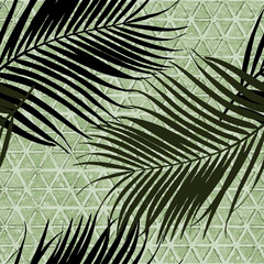 Tropical Palm Repeat Pattern