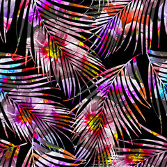Tropical Palm Repeat Pattern