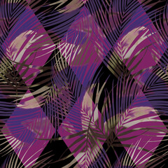 Tropical Palm Repeat Pattern