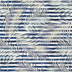Tropical Palm Repeat Pattern