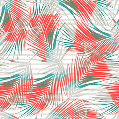Tropical Palm Repeat Pattern