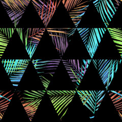 Tropical Palm Repeat Pattern
