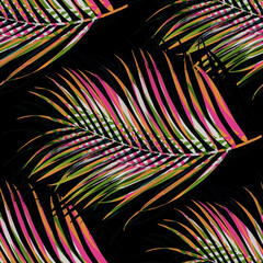 Tropical Palm Repeat Pattern