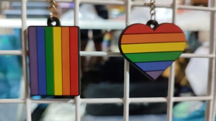 colorful swing on a playground