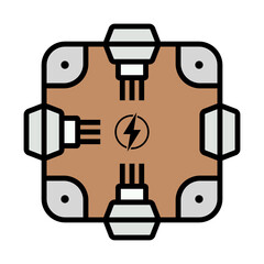Electrical Junction Box Icon
